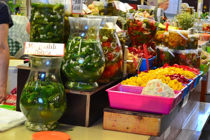 Latvian food tasting tour at Riga Central market (20 tastes)