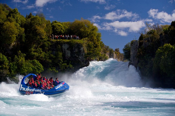 Huka Falls Jet Boat Ride in Taupo