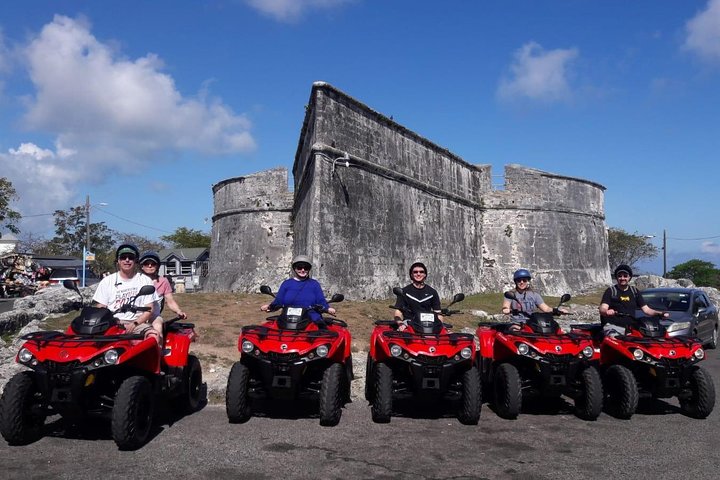 Nassau’s #1 Atv Tour with Beach Stop Largest Fleet Driver 21yr+DL