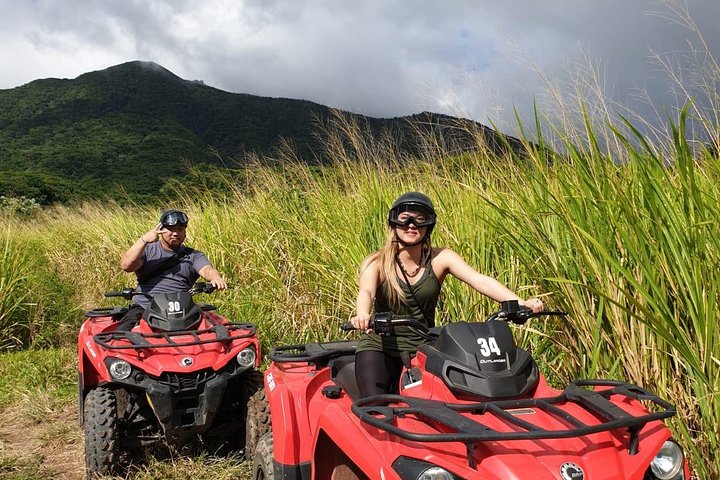 St Kitts ATV Adventure and Beach Tour