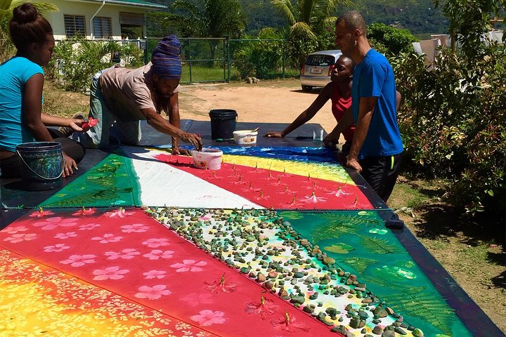 Learn the Traditional Seychelles Art of Sun Printing with Local Textile Designer