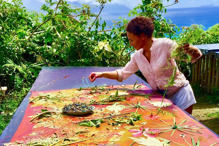 Learn the Traditional Seychelles Art of Sun Printing with Local Textile Designer