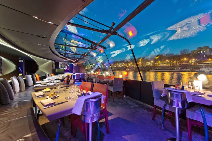 Bateaux Parisiens Seine River Gourmet Dinner & Sightseeing Cruise