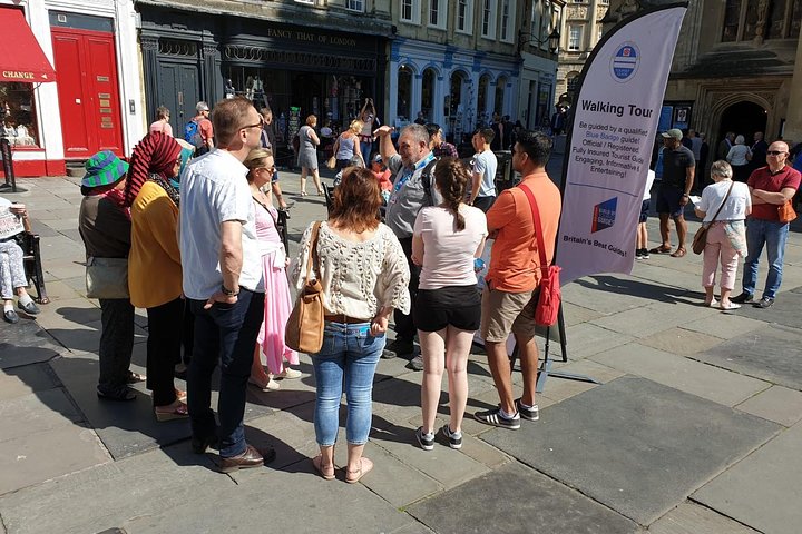 Roman Baths Entry and Walking Tour with Blue Badge Tour Guide