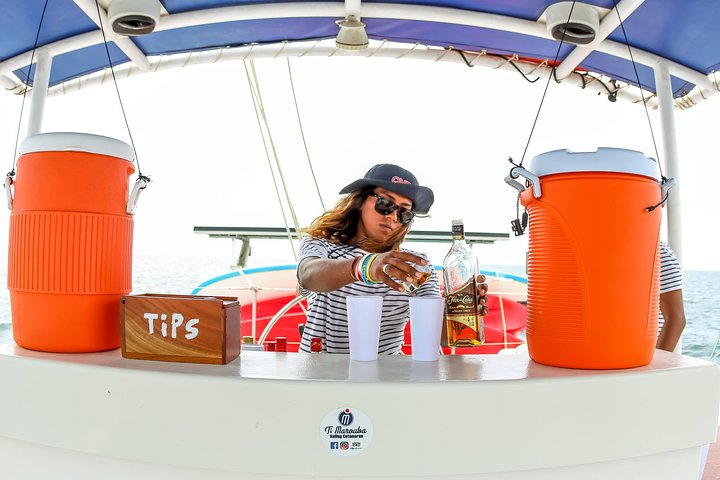 Timarouba Catamaran Sunset Cruise with Open Bar Lunch& Snorkeling
