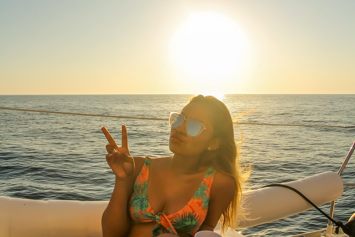 Timarouba Catamaran Sunset Cruise with Open Bar Lunch& Snorkeling