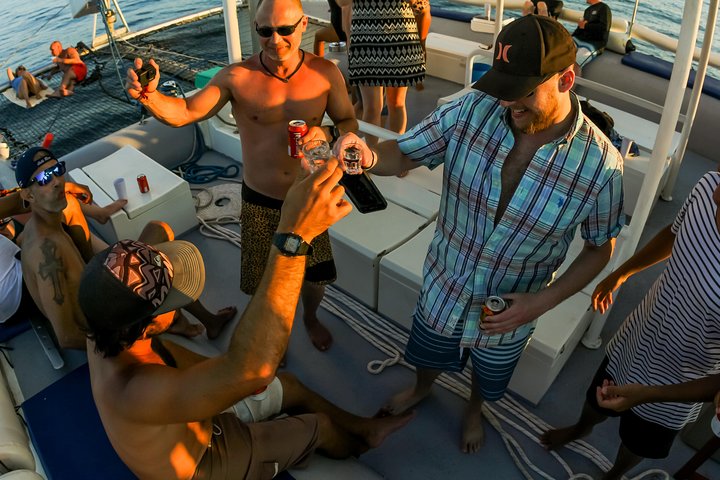 Timarouba Catamaran Sunset Cruise with Open Bar Lunch& Snorkeling