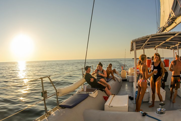 Timarouba Catamaran Sunset Cruise with Open Bar Lunch& Snorkeling