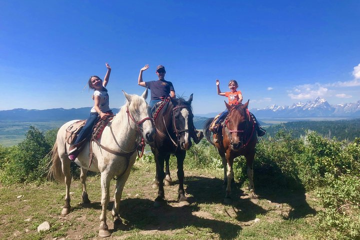 Horseback Riding with Grand Teton Views in Jackson Hole