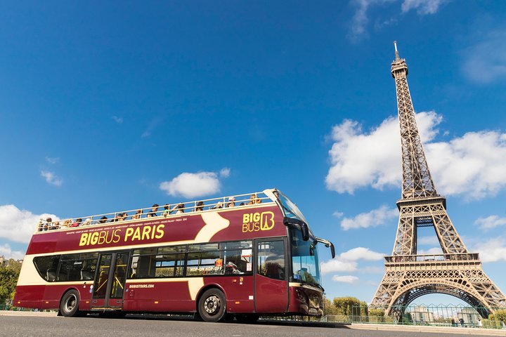 Paris Big Bus Hop-On Hop-Off Tour with Optional River Cruise