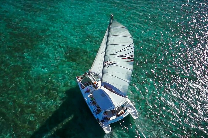 Full-Day Catamaran Cruise to Île aux Cerfs with BBQ Lunch