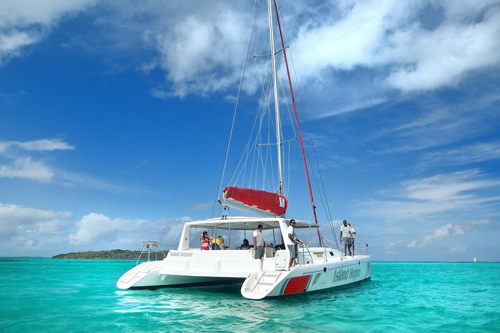 Full-Day Catamaran Cruise to Île aux Cerfs with BBQ Lunch