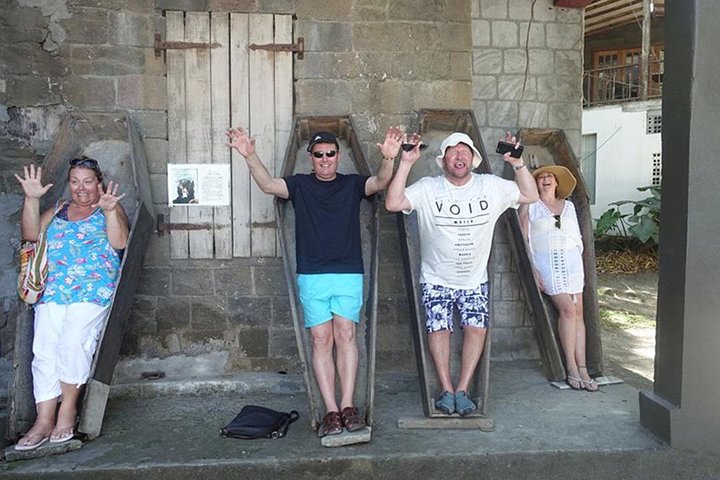 The Cascading Dark View Falls and Beach Experience with Topdawg Taxi and Tours