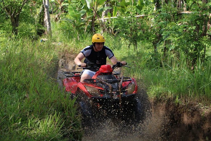 Ubud ATV Ride Through Elephant Cave, Monkey Forest, Waterfall