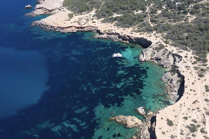 Ibiza Beach Hopping Cruise with Paddleboards, Drinks and Food 6h