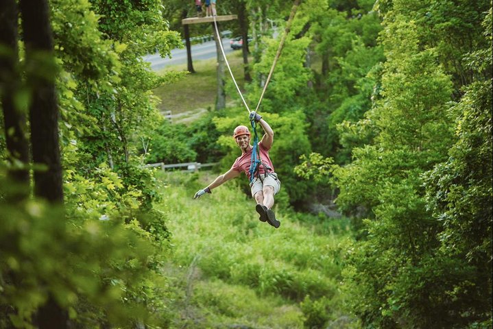 Bransons Best Zipline - Great Woodsman Canopy Tour