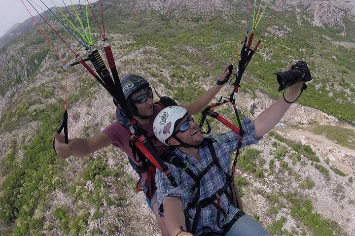 Budva: First-Time Tandem Paragliding Experience with Instructor
