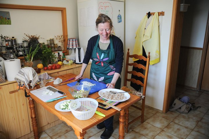 Authentic Greek Cooking & Foraging Experience in Syros with Maria