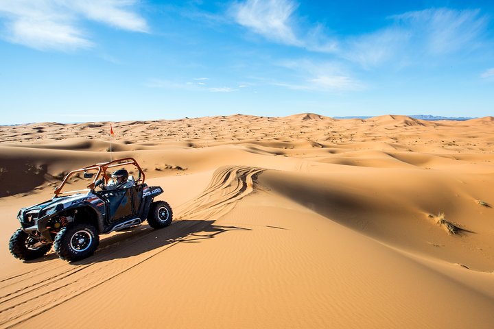Buggy Biking in Merzouga Dunes Desert Erg Chebbi