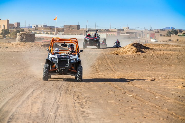Buggy Biking in Merzouga Dunes Desert Erg Chebbi
