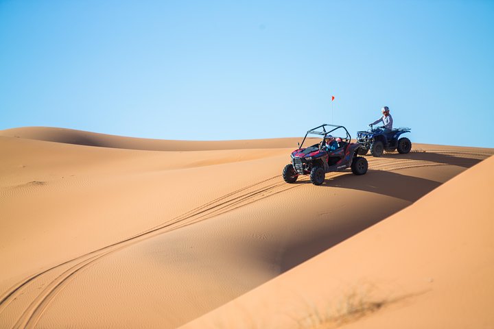 Buggy Biking in Merzouga Dunes Desert Erg Chebbi