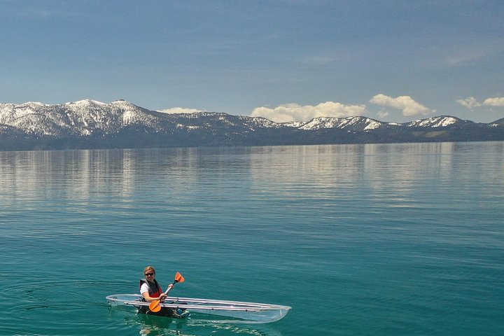 Lake Tahoe Clear Kayak Tour at Sand Harbor with Small Groups