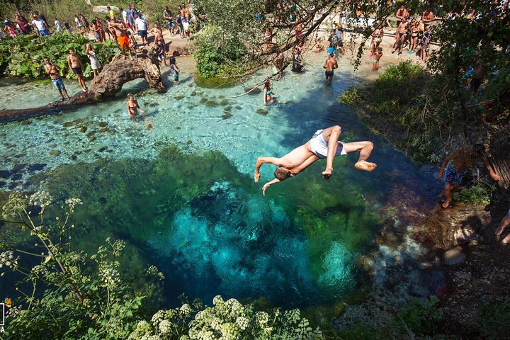 Blue Eye Spring Tour- pickup from Saranda & Ksamil