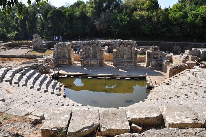 From Sarande: Blue Eye, Butrint, Ksamil & Lekuresi Castle Tour
