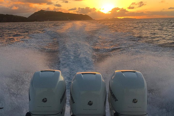 Captain Bob Speed Boat, Snorkeling, Beach Tour & Lunch St Maarten