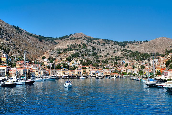 Boat Trip to Symi Island with swimming stop at St George Bay