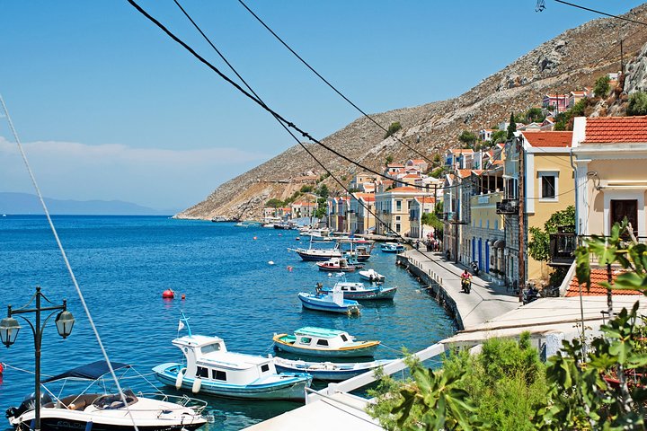 Boat Trip to Symi Island with swimming stop at St George Bay