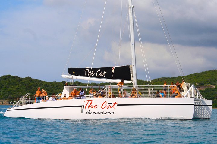 Turtle Cove Catamaran Snorkel and Sail at Little Buck Island STT