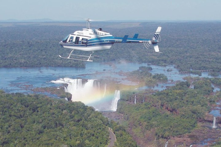 Iguassu Falls Brazilian Side: Macuco Safari, Helicopter Flight and Bird Park