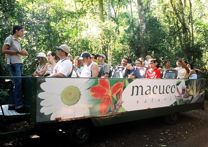 Iguassu Falls Brazilian Side: Macuco Safari, Helicopter Flight and Bird Park