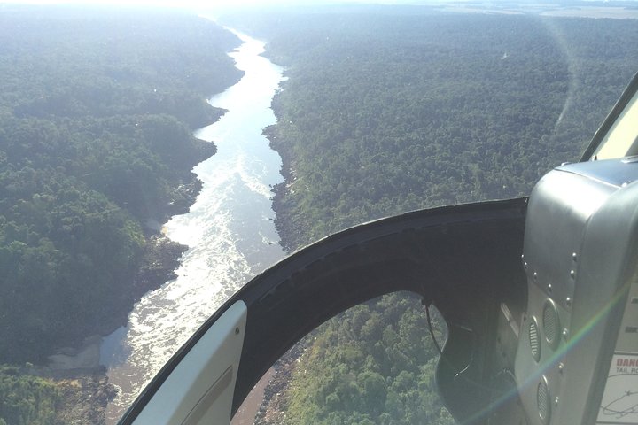 Iguassu Falls Brazilian Side: Macuco Safari, Helicopter Flight and Bird Park