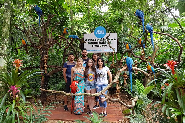 Iguassu Falls Brazilian Side: Macuco Safari, Helicopter Flight and Bird Park