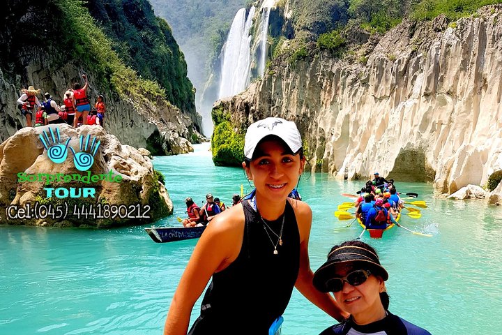 Swallow Show, Tamul Waterfall by canoe and Cenote Cueva del Agua