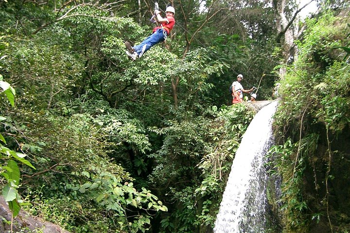 Mega Zipline Tour over 11 Waterfalls from Guanacaste