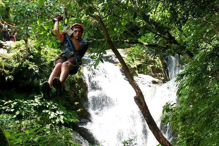 Mega Zipline Tour over 11 Waterfalls from Guanacaste
