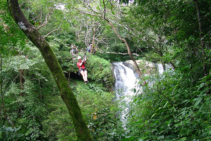 Mega Zipline Tour over 11 Waterfalls from Guanacaste