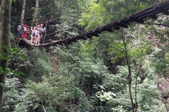 Mega Zipline over 11 Waterfalls from Puntarenas