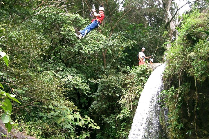 Mega Zipline over 11 Waterfalls from Puntarenas
