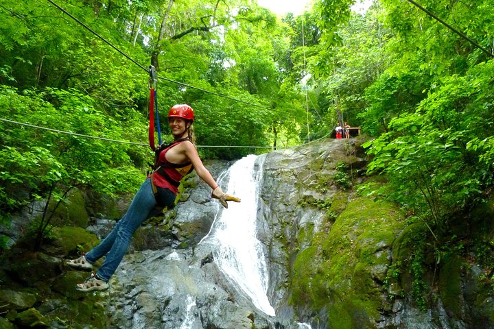 Mega Zipline over 11 Waterfalls from Puntarenas