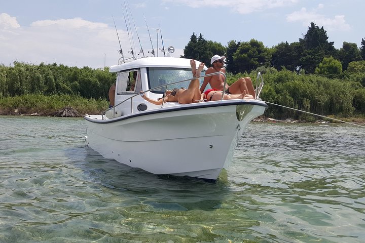 Boat tour, boat party, Dolphin watching, Fishing.