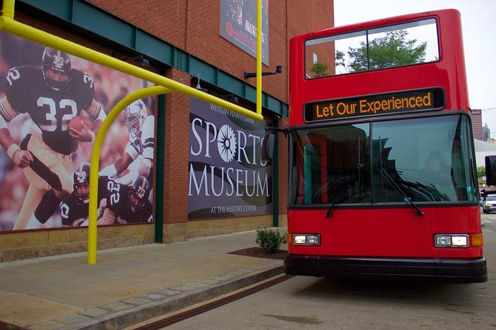 Double Decker bus sightseeing tour of Pittsburgh.