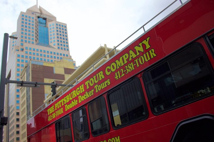 Double Decker bus sightseeing tour of Pittsburgh.