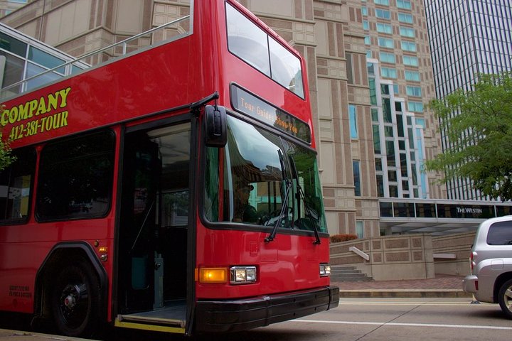 Double Decker bus sightseeing tour of Pittsburgh.