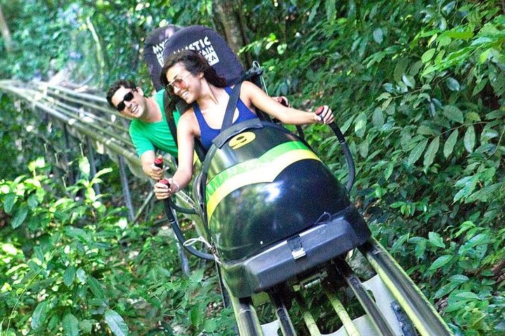 Jamaica Bobsled & Dunn's River Falls Adventure Tour from Port Antonio