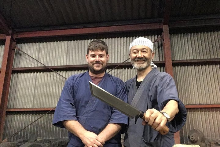 Make your own kitchen knife with a master blacksmith in Shimanto