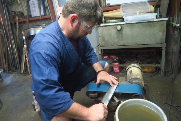 Make your own kitchen knife with a master blacksmith in Shimanto